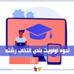 نحوه اولویت بندی انتخاب رشته