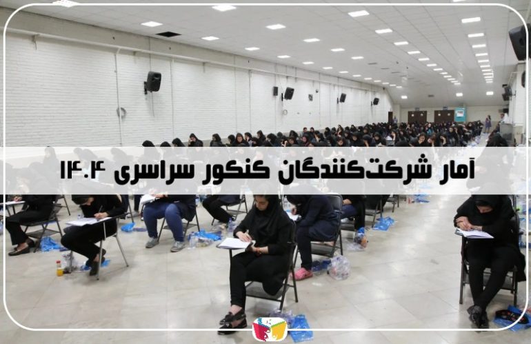 تعداد داوطلبان کنکور ۱۴۰۴